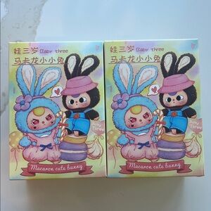 Baby Three – Macaron Cute Bunny Blind Box Figure
